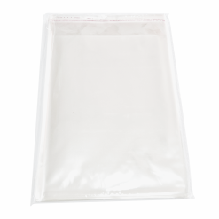 RIVER 14mm DVD Case Wrapping Sleeves – Clear Self-Seal Wraps (100 Pack)