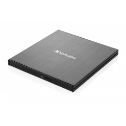 Verbatim Ultra HD 4K External Slimline Blu-ray Writer – USB-C, BDXL & M-DISC (43888)