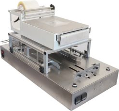 M-TECH Autowrapper – Semi-Automatic Cellophane Overwrapper for Media & Boxed Products