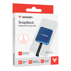 Verbatim SnapBack SSD 1TB Blue Metallic