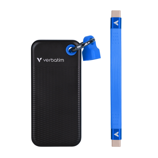 Verbatim Pocket SSD USB 3.2 Gen 2 Portable Solid State Drive - 1TB Blue - Image 3