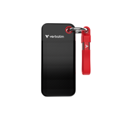 Verbatim Pocket SSD USB 3.2 Gen 2 Portable Solid State Drive - 512GB Red