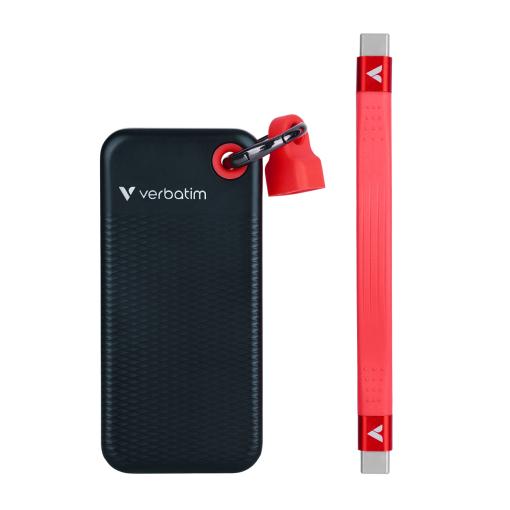 Verbatim Pocket SSD USB 3.2 Gen 2 Portable Solid State Drive - 512GB Red - Image 3
