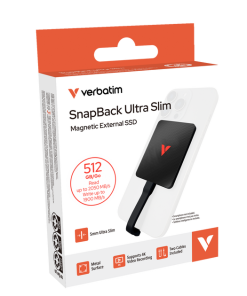 Alternative view of Verbatim SnapBack Ultra Slim Magnetic SSD - 512 GB