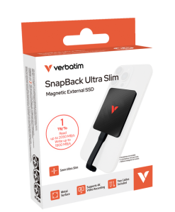 Alternative view of Verbatim SnapBack Ultra Slim Magnetic SSD - 1TB