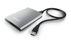 Alternative view of Verbatim Store 'n' Go HDD USB 3.0 Portable Hard Drive 1TB Silver