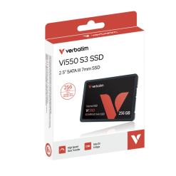 Alternative view of Verbatim Vi550 S3 SSD Internal 2.5'' SATA III 7mm Solid State Drive - 256GB
