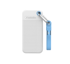 Verbatim Pocket SSD Colour Edition USB 3.2 Gen 2 - White & Light Blue - 1TB