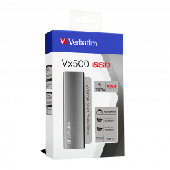 Alternative view of Verbatim Vx500 External SSD USB 3.2 Gen 2 Portable Solid State Drive - 1TB